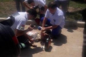 12 yaşındaki Mustafa, motosiklet kazasında ağır yaralandı