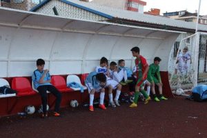 Minik sporcuların g&ouml;zyaşları sel oldu