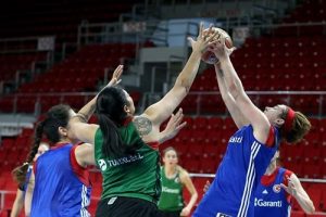 A Milli Kadın Basketbol Takımı, Nantes'taki ilk &ccedil;alışmalarını yaptı