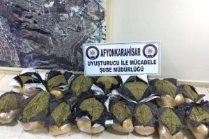 Afyonkarahisar'da 113 kilo esrar ele ge&ccedil;irildi