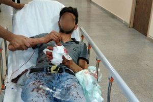 Hazırladığı patlayıcı elinde patladı