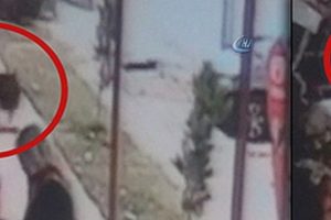 Cam silerken 6. kattan betona d&uuml;şt&uuml; ve ayağa kalktı!