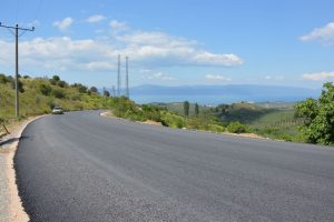 Eski Bursa yolunda sıcak asfalt &ccedil;alışmaları yapıldı