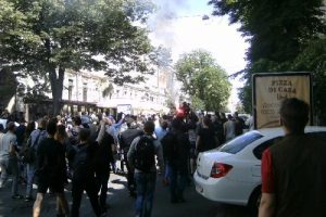 Kiev'de LGBTI y&uuml;r&uuml;y&uuml;ş&uuml; d&uuml;zenlendi