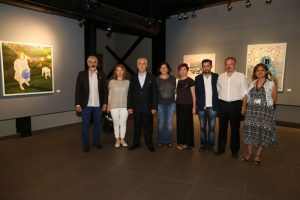 Bursa'da Nil&uuml;fer Sanat &Ccedil;alıştayı eserleri bu sergide