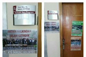 Cerattepe bilirkişi heyetindeki 3 akademisyene ilgin&ccedil; protesto