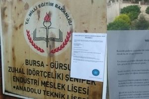 Bursa'da da beş liseden a&ccedil;ıklama geldi: #LiselilerAyakta