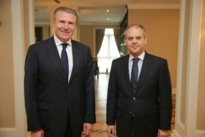 Bakan Kılı&ccedil; Sergey Bubka'yı kabul etti