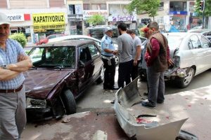 Samsun'da trafik kazası: 1 yaralı