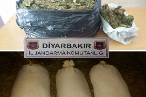 Diyarbakır'da 52 kilo esrar ele ge&ccedil;irildi