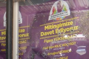 HDP binasına polis memurundan 8 kurşun