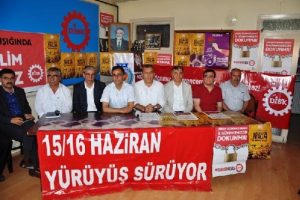 DİSK'ten '15-16 Haziran olayları' anması