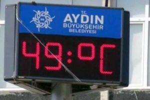 Aydın'da termometreler 49 dereceyi g&ouml;rd&uuml;