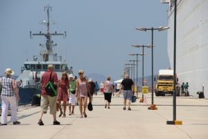 Bodrum'a gelen turistler 40 dereceyle karşılaştı