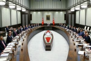 Bakanlar Kurulu Beştepe'de toplandı