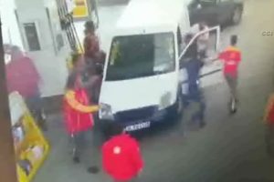 İstanbul'daki yol verme cinayeti kamerada