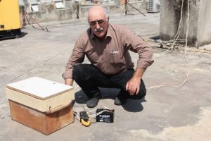 Yaptığı cihaz ile sıcaklığı d&uuml;ş&uuml;rebileceğini ileri s&uuml;rd&uuml;