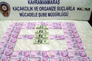 Kahramanmaraş'ta sahte para operasyonu: 2 g&ouml;zaltı