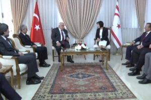 Bakan Avcı KKTC Meclis Başkanı ile g&ouml;r&uuml;şt&uuml;