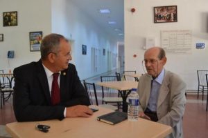 CHP'li Sertel'den eski hakem İhsan T&uuml;re'ye ziyaret