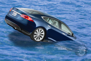 Tesla'nın otomobili y&uuml;z&uuml;yor mu?