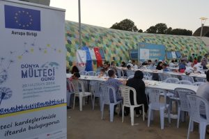Bursa AB Bilgi Merkezi'nden D&uuml;nya M&uuml;lteciler G&uuml;n&uuml; kapsamında iftar