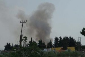 Kilis'in karşısında patlama