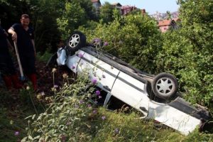 Zonguldak'ta kaza: 1 yaralı