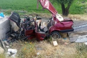 Feci kaza: 4 &ouml;l&uuml;, 1 yaralı