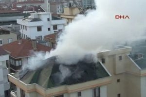 İstanbul Kartal'da panik yaratan yangın