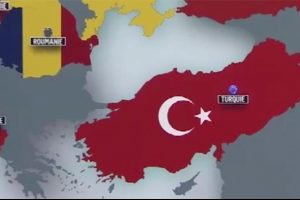 TRT'den skandal harita!