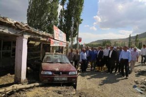 Vali Yavuz, Karakale'de incelemelerde bulundu