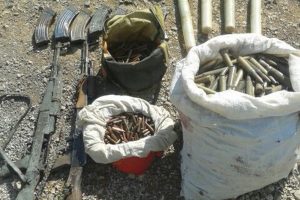 Hakkari'de &ccedil;ok sayıda silah ve m&uuml;himmat ele ge&ccedil;irildi