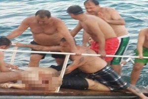 Denizde yatın pervanesinin &ccedil;arptığı kişi &ouml;ld&uuml;
