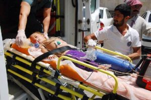 Sulama kanalına d&uuml;şen Suriyeli bebek kurtarıldı