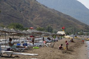 Tatil merkezinde hayat normale d&ouml;nd&uuml;