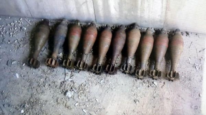 Şırnak Belediyesi'nde 19 havan mermisi ele ge&ccedil;irildi
