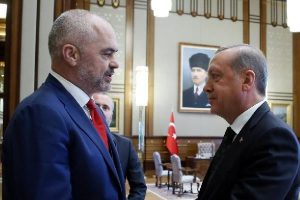 Cumhurbaşkanı Erdoğan Arnavutluk Başbakanı Edi Rama'yı kabul etti