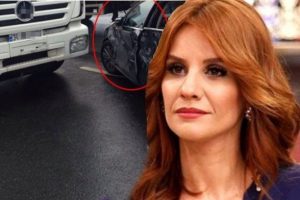 Esra Erol trafik kazası ge&ccedil;irdi