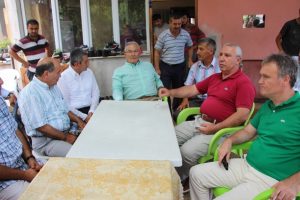 Baykal yangın b&ouml;lgesinde incelemelerde bulundu