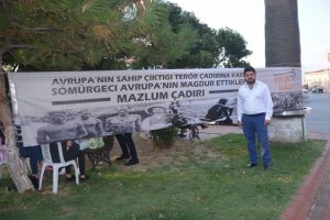 Bursa'da AK Partili gen&ccedil;lerden, Avrupa'ya 'ter&ouml;rist kim' mesajı