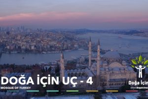 'Doğa i&ccedil;in u&ccedil;' projesinde Bursa Ulucami de yerini aldı