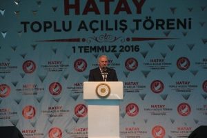 Başbakan Binali Yıldırım Hatay'da