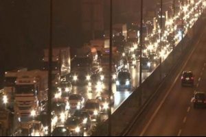 İstanbul trafiğinde bayram yoğunluğu
