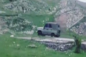 Uyanık s&uuml;r&uuml;c&uuml; b&ouml;yle arazi oldu