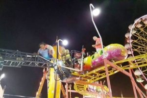 Balıkesir'de lunaparkta panik