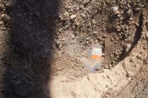 Yola d&ouml;şenen 1,5 tonluk patlayıcı imha edildi