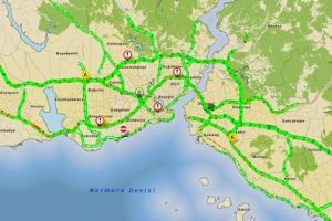 İstanbul'da trafik yoğunluğu y&uuml;zde 1'e d&uuml;şt&uuml;