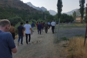Sınır k&ouml;ylerinde bayram sevinci