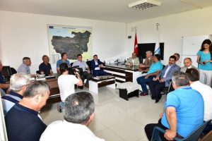 Başkan Edebali muhtarlarla bayramlaştı